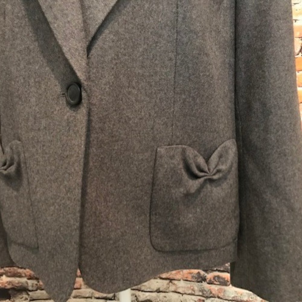 Talbots One Button Wool Blazer Jacket - image 5